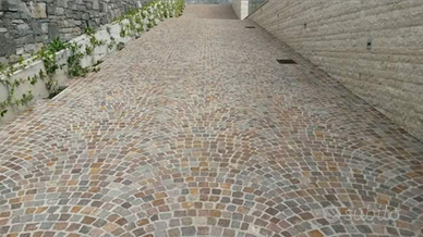 PLM pavimenti in pietra in sampietrini di porfido