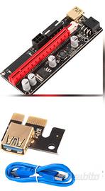 Riser Ver009S USB 3.0 PCI-E Express 1X 4x 8x 16x
