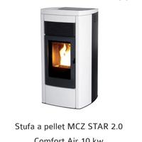Stufa a pellet MCZ STAR 2.0 Comfort Air 10 kw

