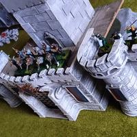 Castello per giochi di miniature storici e fantasy