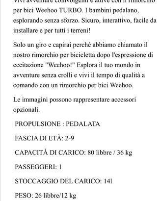 Rimorchi trasporto bambini