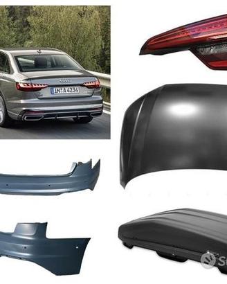 Audi A4 musata parafango cofano cerchi scarico 20