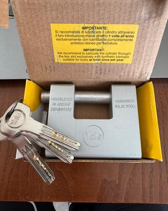 Lucchetto corazzato YALE acciaio cementato