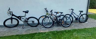 Mountain bike lotto 4 biciclette