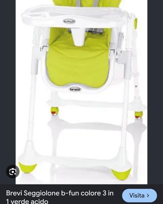 Seggiolone pappa Brevi B-Fun