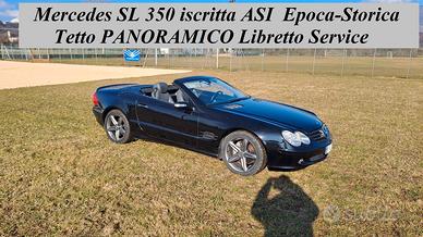 Mercedes-benz SL 350 ASI epoca storica TETTO PANOR
