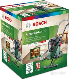 Bosch-Aspirapolvere acqua e polvere AdvancedVac 20