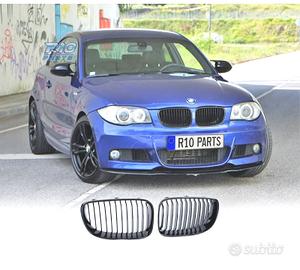 GRIGLIE BMW E81 E82 E87 E88 07-11 LOOK M NERO LUCI