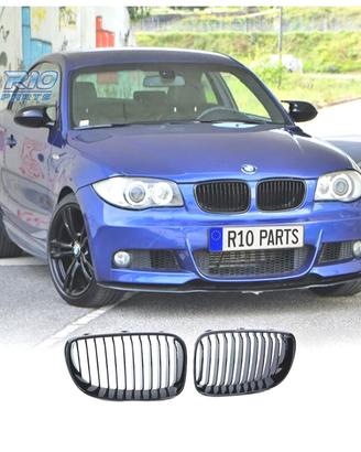GRIGLIE BMW E81 E82 E87 E88 07-11 LOOK M NERO LUCI