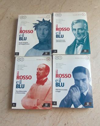 Il rosso e il blu, letteratura italiana  completa.
