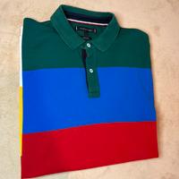 Tommy Hilfiger Polo a maniche corte a righe L
