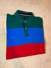Tommy Hilfiger Polo a maniche corte a righe L