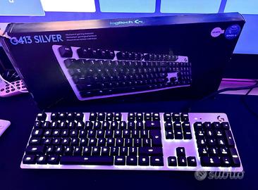 Tastiera da gaming Logitech G413 silver