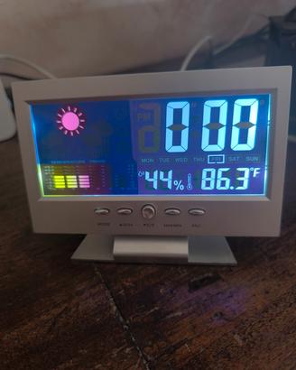 Calendario temper. previsioni e orologio Boxeur.  