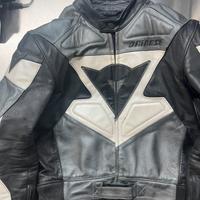 Giacca moto dainese in pelle tg 48