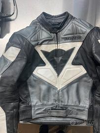 Giacca moto dainese in pelle tg 48