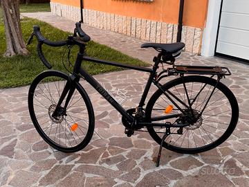 Bici CORSA GRAVEL URBAN triban rc500 NUOVA