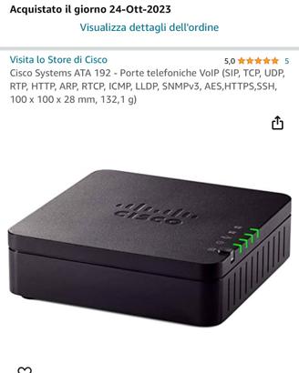 Centralino  VOIP CISCO ATA 191-K9