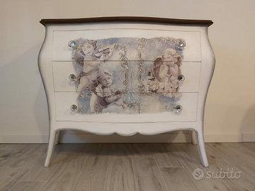 Cassettiera - Comò - Mobile con Cassetti shabby