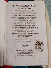Ecclesiastico in ritiro  A Zecchi 1799