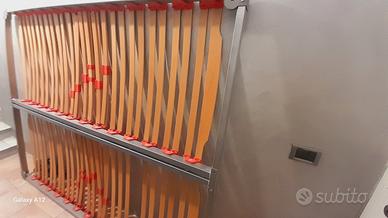 Letto king size struttura in ferro con rete a dogh