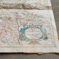 antica cartina Piemonte (600/700)
