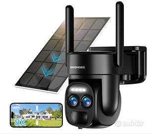 BEENOZO [ 8X Zoom 4K 5Dbi Telecamera Wi-Fi Esterno