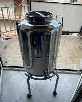 Fusto in acciaio inox 50 litri per aliment
