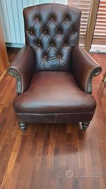 Poltrona in cuoio vintage