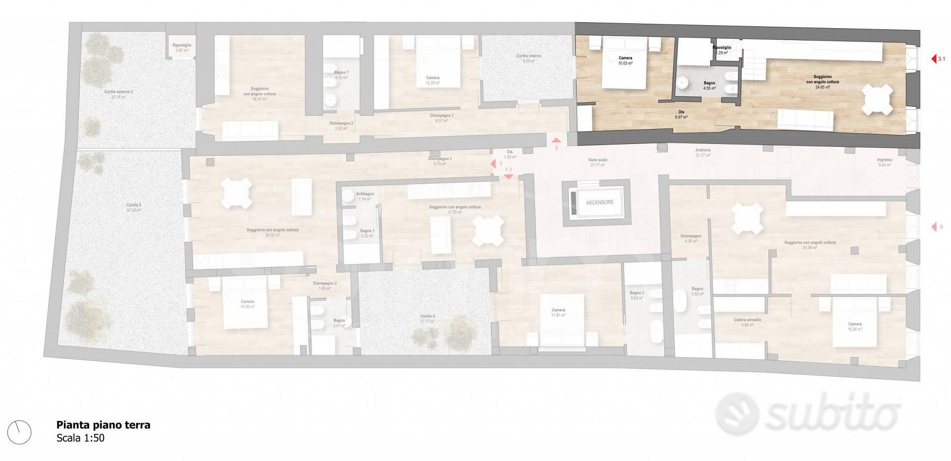 Apartment in Cagliari, Stampaxi/Stampace - Vista 6