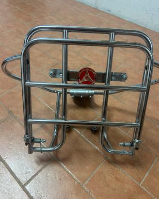 Portapacchi porta ruota posteriore vespa Lambretta
