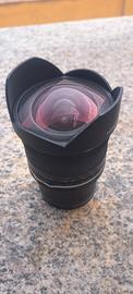 Samyang MF 14 mm 2,8, attacco Sony E
