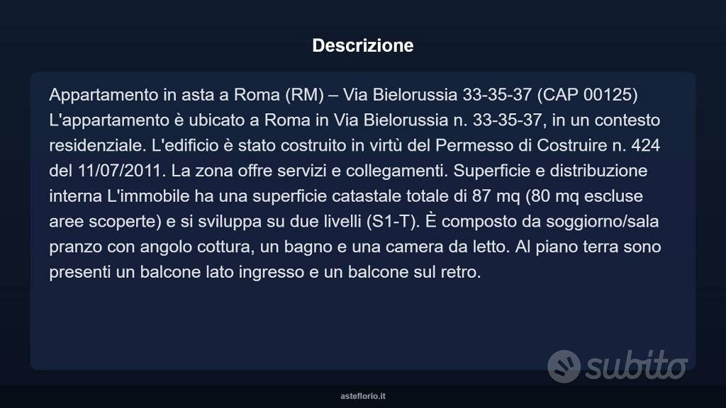 Appartamento – Roma, Acilia Sud, Municipio Roma X - Vista 3