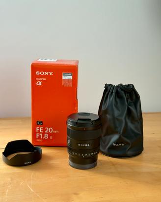 Obbiettivo Sony FE 20mm f/1.8 G SEL20F18G