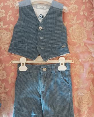 gilet + pantaloncini bimbo