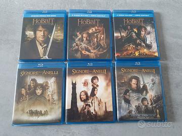 Blu-ray DVD Il signore degli anelli e lo hobbit