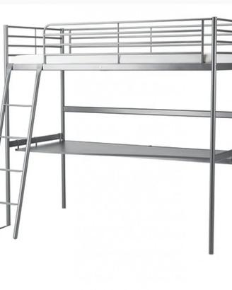 IKEA SVÄRTA 90×200 con scrivania