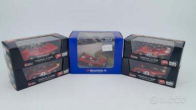 LOTTO 5 BRUMM FERRARI 312 PB MARZARIO MUNARI ICKX