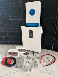 Impianto fotovoltaico 8kw con batteria da 15kwh