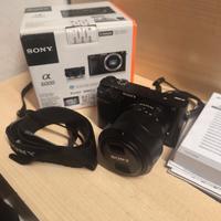 Fotocamera Sony A6000 + obiettivo 18-55mm