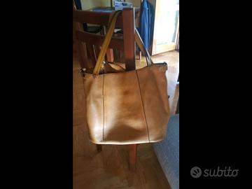 Borsa a spalla giallo senape