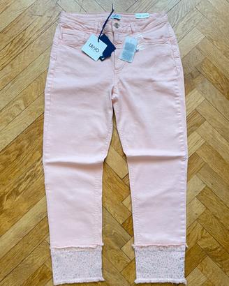 Pantaloni Liu Jo Rosa Taglia 30