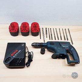 Bosch GBH 24 VF 24V SDS Plus 3 batterie +accessori