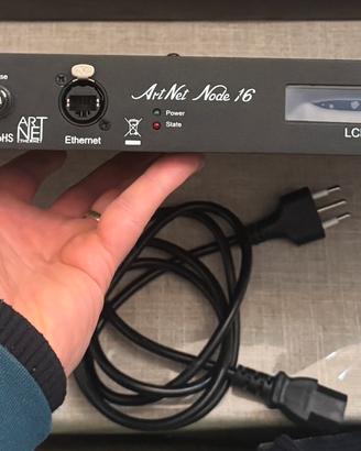 Art Net Node 16 DMX- interfaccia professionale 16u