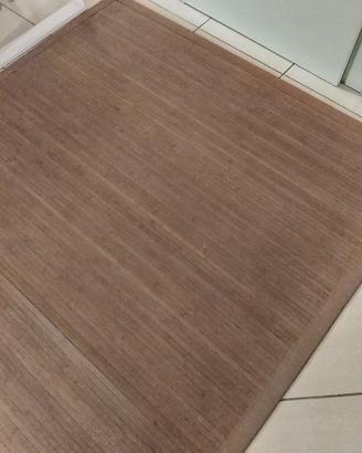 Tappeto in bamboo 160x230 cm – Marrone