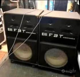 Casse Fbt amplificate dispongo rcf fbt outline