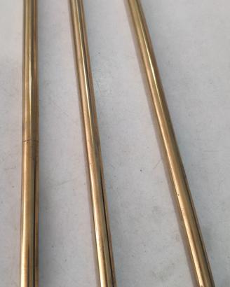 Aste ottone per passatoie scale