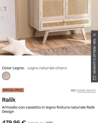 Armadio SKLUM  cololore celadon celeste vedi foto