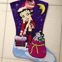 Calza befana Epifania nuova vuota BETTY BOOP