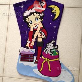 Calza befana Epifania nuova vuota BETTY BOOP